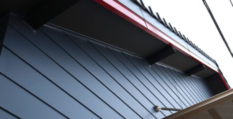 青と赤、平屋の屋根イメージ4